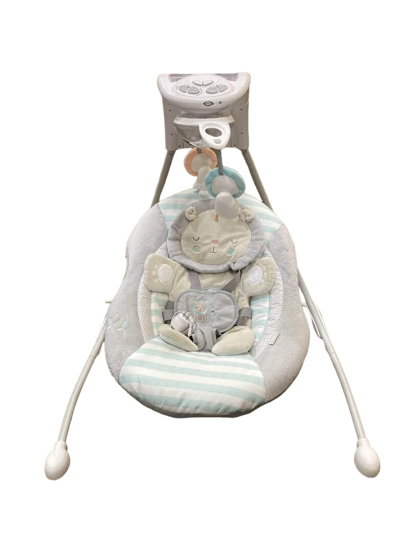 Ingenuity InLighten Cradling Swing, Landry Lion 3 Ingenuity InLighten Cradling Swing, Landry Lion