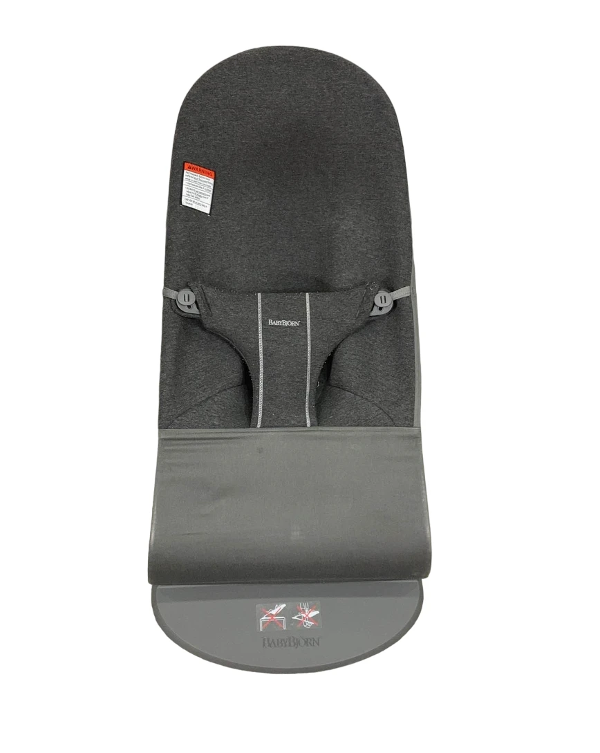 BabyBjorn Bouncer Bliss, Grey Beige , Charcoal Gray 3D Jersey 3 BabyBjorn Bouncer Bliss, Grey Beige , Charcoal Gray 3D Jersey