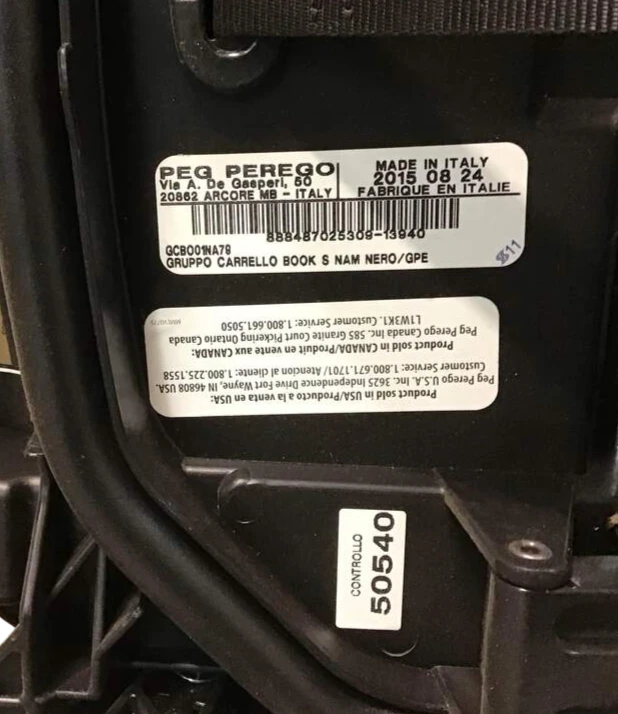 Peg Perego Book Plus Stroller, 2015, Pois Black 13 Peg Perego Book Plus Stroller, 2015, Pois Black - Image 11