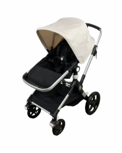 Bugaboo Lynx Stroller, 2020, Aluminum, Misty White