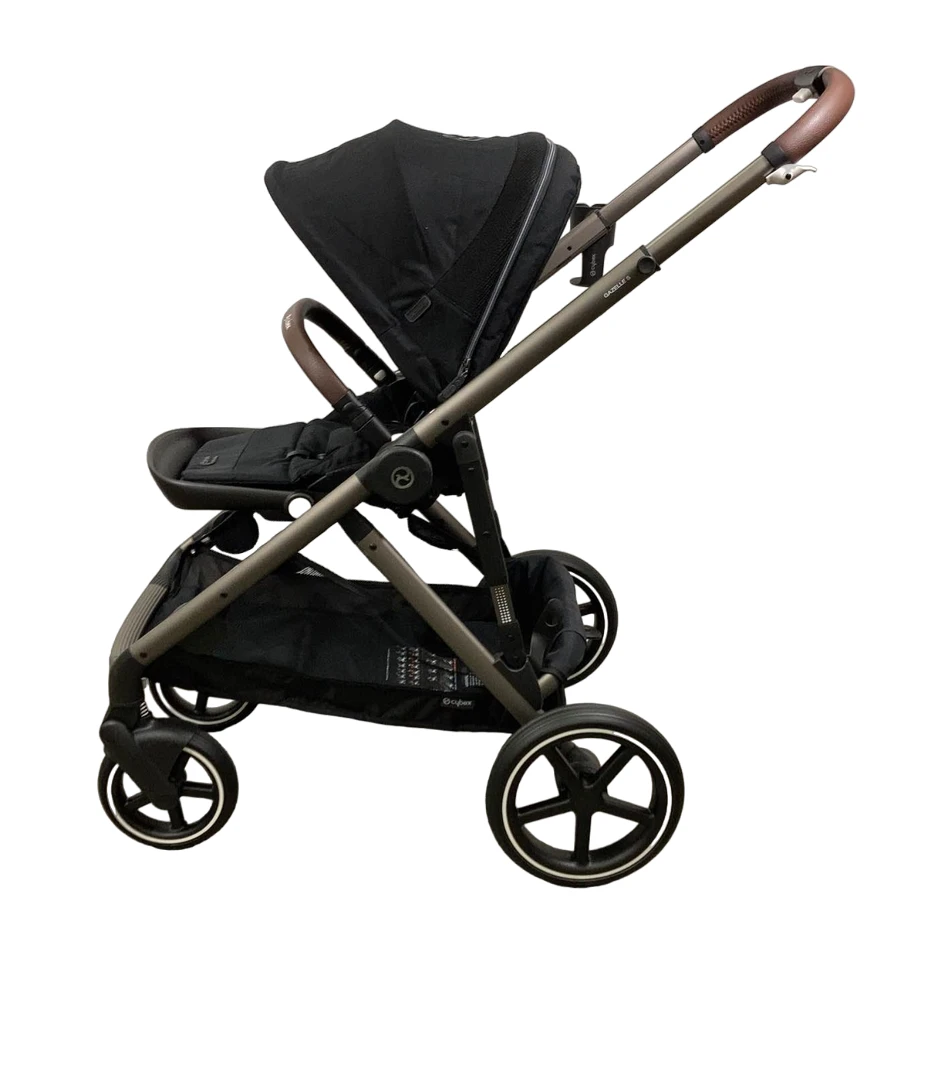 Cybex Gazelle S Modular Stroller, 2023, Taupe Frame, Deep Black 6 Cybex Gazelle S Modular Stroller, 2023, Taupe Frame, Deep Black - Image 4