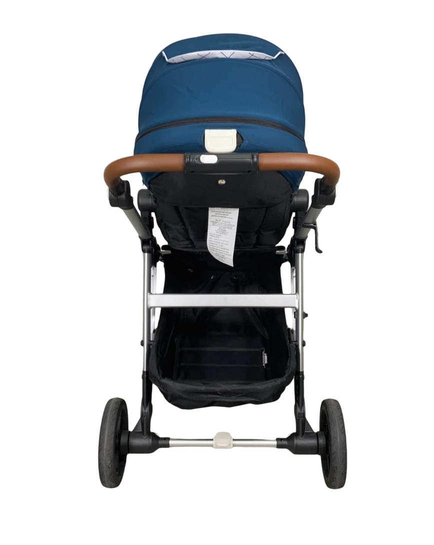 Mockingbird Single Stroller, Silver With Penny Leather, 2023, Sea, Windowpane 9 Mockingbird Single Stroller, Silver With Penny Leather, 2023, Sea, Windowpane - Image 7