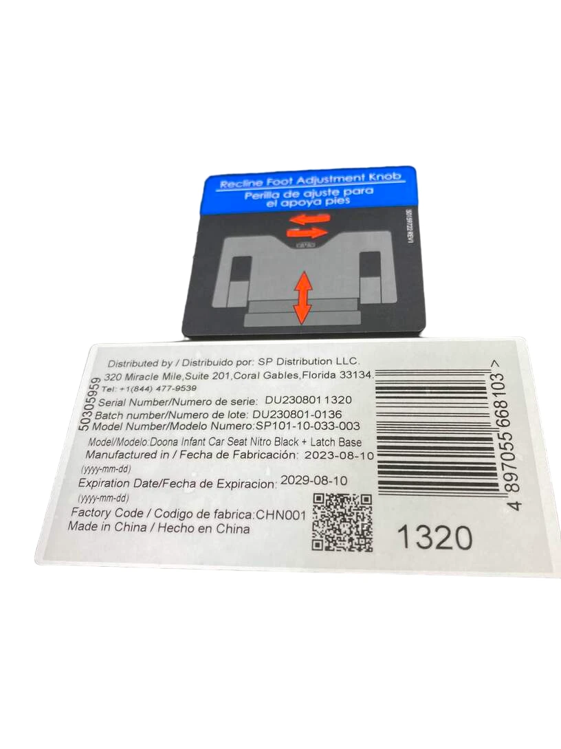 Doona Infant Car Seat & Stroller Combo, Nitro Black, 2023 14 Doona Infant Car Seat & Stroller Combo, Nitro Black, 2023 - Image 12