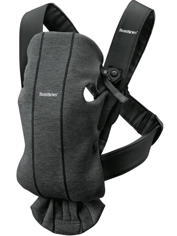 BabyBjorn Baby Carrier Mini, Charcoal Gray 3D Jersey 7 BabyBjorn Baby Carrier Mini, Charcoal Gray 3D Jersey - Image 5