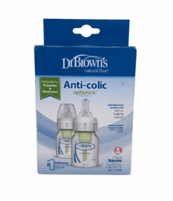 Dr. Brown's Natural Flow Original Anti-Colic Bottles 2-Pack, 2oz