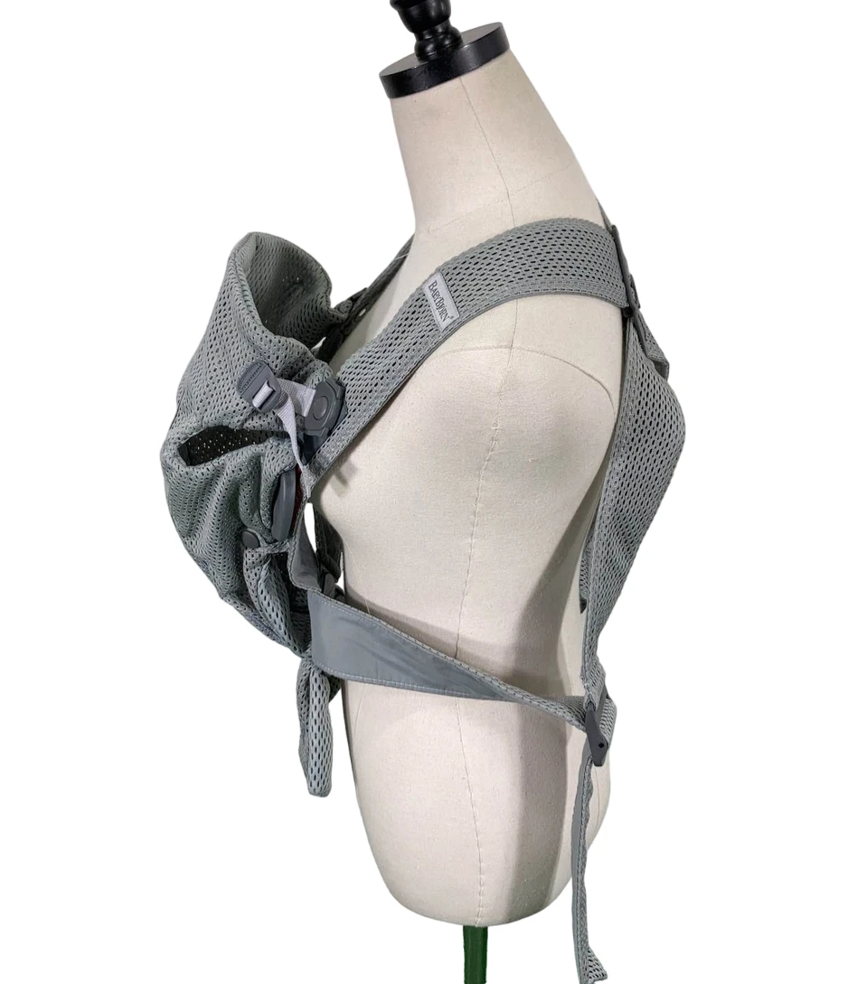 BabyBjorn Baby Carrier Mini, Gray 3D Mesh 4 BabyBjorn Baby Carrier Mini, Gray 3D Mesh - Image 2