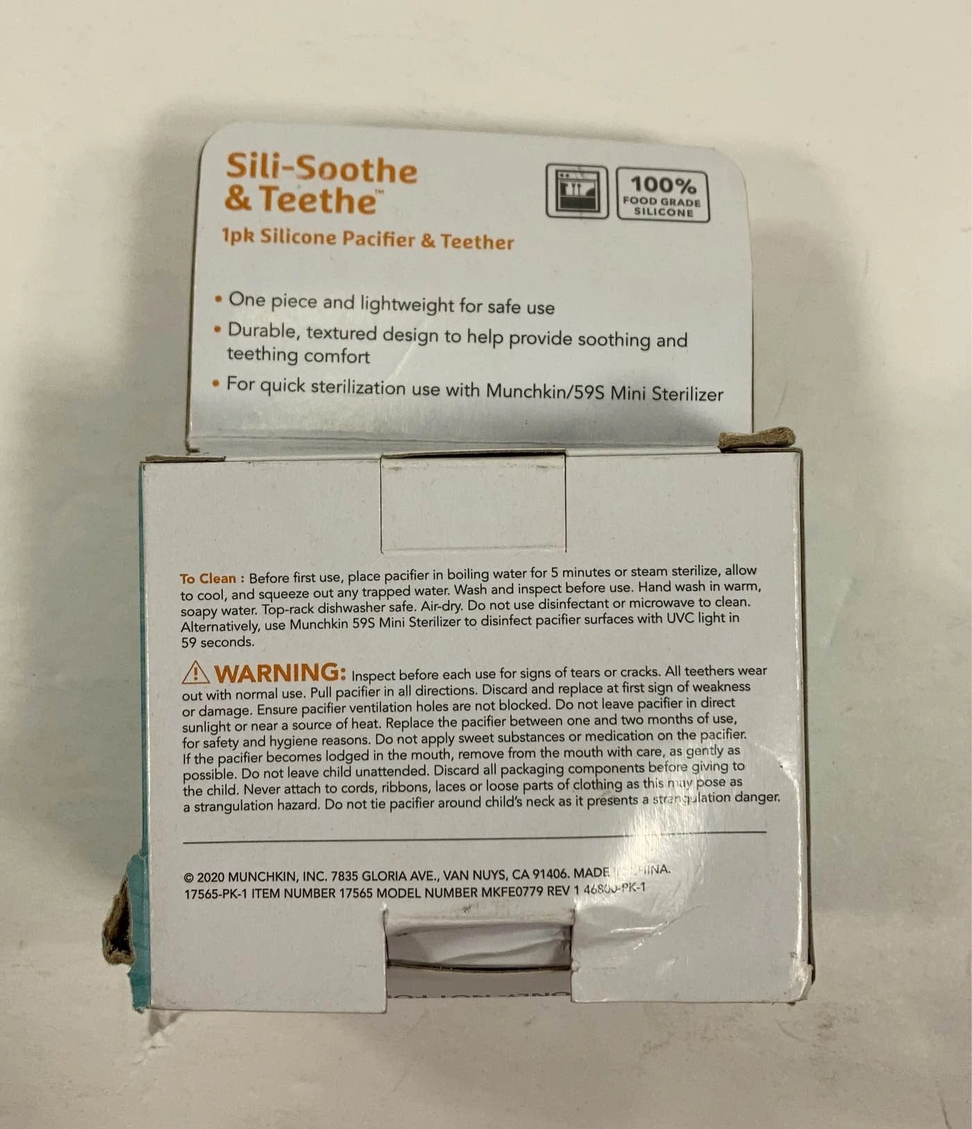 Munchkin Silicone Pacifiers 4 Munchkin Silicone Pacifiers - Image 2