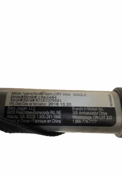 Baby Jogger City Mini Single Stroller, 2018, Black/Gray -Kindly Baby Shop fec95b6d e5b2 4f4a bfd1 92b964f5d88b